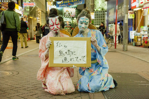 水曜日のカンパネラ、初ワンマン即完で節分の渋谷に鬼出現&クラウドファンディング開始