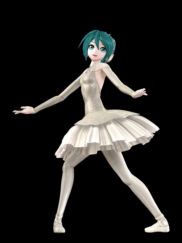 「冨田勲×初音ミク『ドクター・コッペリウス』」初音ミクのバレエ・コスチューム姿初公開