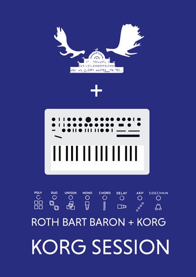 ROTH BART BARON、スペシャル・イベント〈KORG SESSION〉でコルグ歴代シンセを弾き倒す！